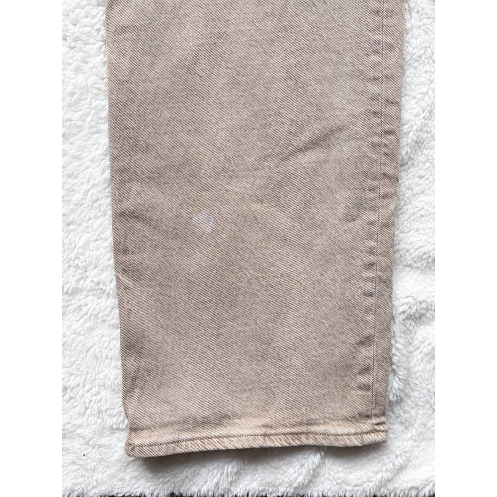 Abercrombie & Fitch High Rise 90s Relaxed Jeans Tan Denim Size 29/8 - Picture 4 of 8